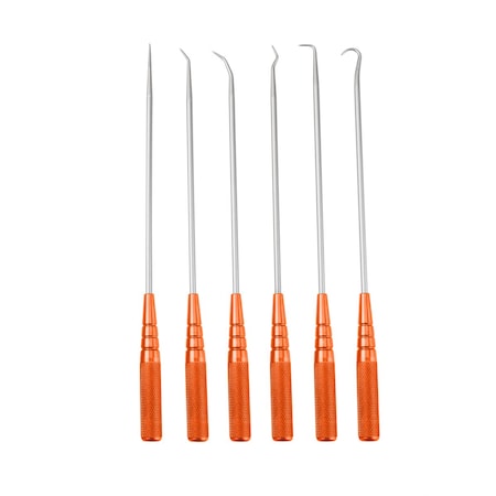 K-Tool International 6Pc Hook & Pick Set KTIXD70006